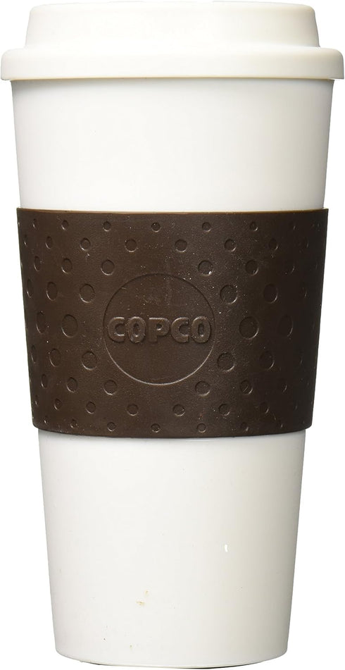 Copco Plastic Acadia Travel Mug - 16-Ounce, Brown