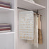 1-Pack Hanging Jewelry Organizer, 80-Pocket Dual-sided Storage for Earring, Necklace, Bracelet, Ring, White