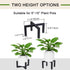 Phyluckny 5-15 Inches 5-15 inch Plant Stand Indoor Outdoor, Heavy Duty Metal Plant Pot Holder, Mid Century Modern