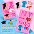 2 Pack Whaline Nurse Graduation Themed Fondant Molds Silicone Doctor Nurse Grad Hat Medical Equipment Candy Mould