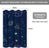 Grommet 2 53x84 Inch Baocicco Navy Blue Space Curtains for Boys Room Cartoon Stars Planets Theme Galaxy Curtains