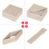 DIOMMELL 9 Pack Foldable Cloth Storage Box - Closet Organizer Fabric Baskets for Clothes, Underwear, Beige