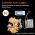 20LEDs 8ft Cute Decorative Lights Fairy String Lights Labrador Gifts for Women Novelty Puppy Lights USB Plug