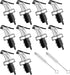 Auconda 10 Pack Oil Spouts, Olive Oil Vinegar Bottle Stopper Dispenser with Tube