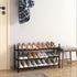 TZAMLI 3-Tier Closet, 17.2"-30" 9" 16.4" Inch Expandable Metal Shoe Rack for Stackable Shoe Organizer Adjustable Shoe