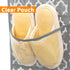 Clear Crystal 2 Pack 12 Pockets Large Hanging Shoe Organizer Over The Door Rack for Closet Door Storage, 8 Hooks, White
