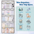 15 2025 9 Over The Door Cruise Ship Organizer - Cruise Ship Magnetic Door Organizer with Size-Graded Pockets, Hanging