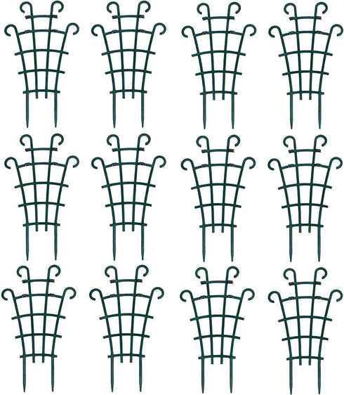 UWIOFF 12 Pack Trellis for Potted Plants, Garden Trellis for Climbing Plants Plastic