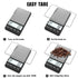 WEIGHTMAN Espresso Scale with Timer, 1000g x 0.1g Small & Thin Travel Coffee Scale, Mini Digital Scale with Backlit LCD