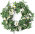 SOMYTING Artificial Daisy Garland, Decorative Fake Flower Vine, 5.6Ft Silk Flower Greenery for Home Garden Wedding Arch