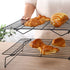 Cooling Rack, 3-Tier Stainless Steel Stackable Baking Cooking Cooling Racks for Cooling Roasting Grilling, Collapsible & Heavy Duty, Oven & Dishwasher Safe by Coobbar
