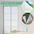 Frosted Glass Window Film, 17.3x236.2 Inches Non-Adhesive Privacy Film, Anti-UV for Bathroom Home and Office