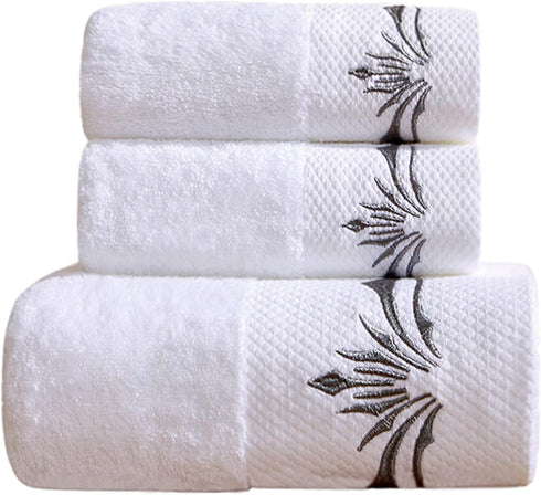 Sunshinejing Premium Cotton Towel Set 900 Gram;1 Large Bath Towels,1 Hand Towel