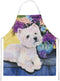 Caroline's Treasures SS8291APRON Westie Multicolor Apron for Adult Women Men, Large, Unisex, Cooking Kitchen
