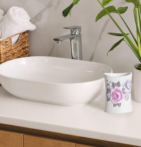 Popular Bath Tumbler, Michelle Collection, Lilac, 5x2x4