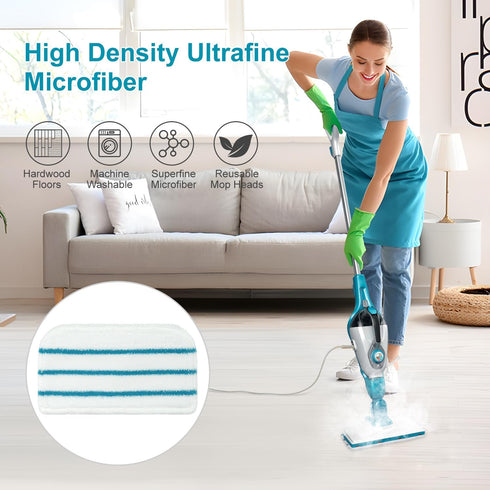 Replacement Steam Mop Pads for Black+Decker Steam Mop SM1600, SM1610, SM1620, HSM13E1, HSMC1300FX