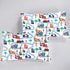 Set Set 1 1 Cartoon Truck Comforter Twin: Construction Bedding for Boys Kids Children Bedroom Dorm White Cute Cars
