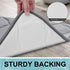 OLANLY Memory Foam Bath Mat Rug 36x24 - Ultra Soft Non Slip and Absorbent Bathroom Rug, Grey