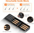 Lifewit Silverware Organizer for Kitchen Drawers, Expandable Utensil Tray with Removable Knife Block