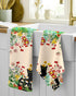 Set 2 18x26 Inch Miss Adola Flour Sack Kitchen Towels - of Spring Dish Towels with Hanging Loop Absorbent Reusable