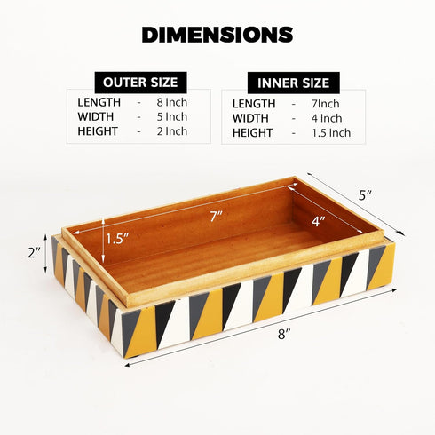 Handicrafts Home Handmade Puzzle Collection Decorative Jewelry Box Organizer – Keepsakes, Trinkets, Antique Coffee