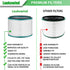 Air Purifier Filter Replacements for Dyson HP01, HP02, 2 Pack