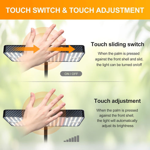 25 4/8/12/16/20H 24"-64" FECiDA Smart Control Watt LED Grow Light with Stand, Timer, Bright Enough Like A Small Sun