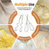 Hand Mixer Beater & Dough Hooks Compatible with KitchenAid Hand Mixer Attachments, Stainless Steel Replacement Parts