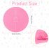 Silicone Baking Mat Cake Mat Round Silicone Baking Mat with Measurements for Cake Turntable Stand Pastry Baking Sheet, Non-Stick and Heat Resistant (Pink) by KALIONE