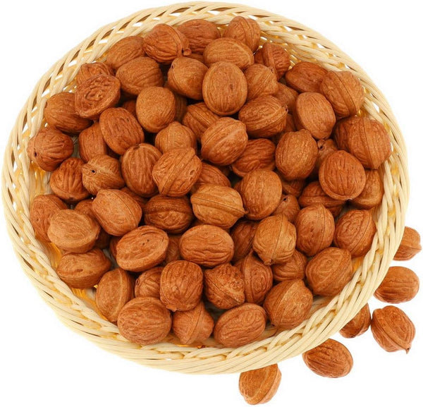 Gresorth 50pcs Artificial Walnut Decoration Fake Lifelike Nut Food Display Realistic Fruit