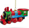 Steam Train Blown Glass Christmas Ornament