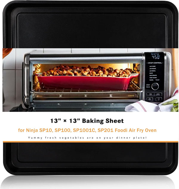 Professional 13" × 13" Nonstick Baking Sheet, Cookie Sheet Pan for SP101, SP100, SP1001C, SP201 Foodi Air Fry Oven