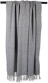 DII Diamond Throw Collection, Woven Cotton, 50x60, Mineral Gray