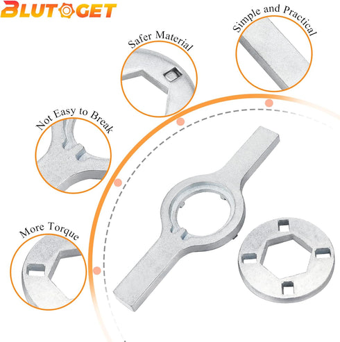 Blutoget TB123A Washer Spanner Wrench, Replacement for GE Whirlpool Washing Machine Tub Nut Wrench