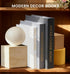 hongqu us Set 3 Aesthetic Decorative Books - Coffee Table Books Decor - Faux Decor Book Storage Box for Decoration