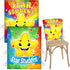 2 Pieces Star Student Chair Cover for Kids, Colorful Seat Cover for Classroom, Office, Home Party, 18.9 x 15.75 Inches