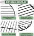 TeamFar 9inch Round Baking Wire Cooling Rack, Stainless Steel Core & Nonstick Coating for Roasting, Grilling, Steaming