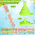 Yiyiring 300 11 2 2 Summer Pcs Disposable Ice Pop Mold Bags with Zip Seals x Freezer Tubes Ice Lolly Bags with Funnels