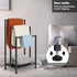3 Free Standing Blanket Ladder Holder Rack, Tier Black Metal Towel Racks Stand with Wooden Storage Shelf, Multipurpose