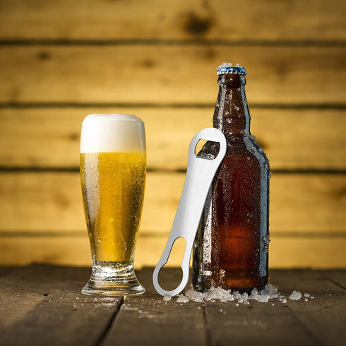2 Pieces V Rod Bottle Opener and Pour Spout Remover, Stainless Steel for Bartenders and Home Kitchen