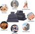 24 Set: 2 4 6 8 4 Mixweer Piece Dark Grey Microfiber Absorbent Towel Oversized Bath Sheets, Bath Towels, Hand