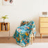 50"x60" MSGKV Throw Blanket for Couch Cotton Cute Ocean Animals Blanket Sofa Chair Blankets Muslin Spring Breathable