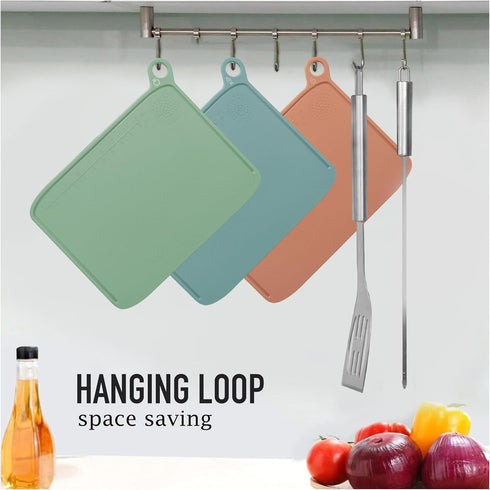 Charmline Cutting Boards Set Of 3, Versatile Assortment for Raw and Cooked Vegetables and Meat