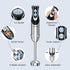 FRESKO Immersion Blender, 4-in-1 Stainless Steel Hand Stick Blender with 12-Speeds & Turbo Mode for Smoothies & Soup