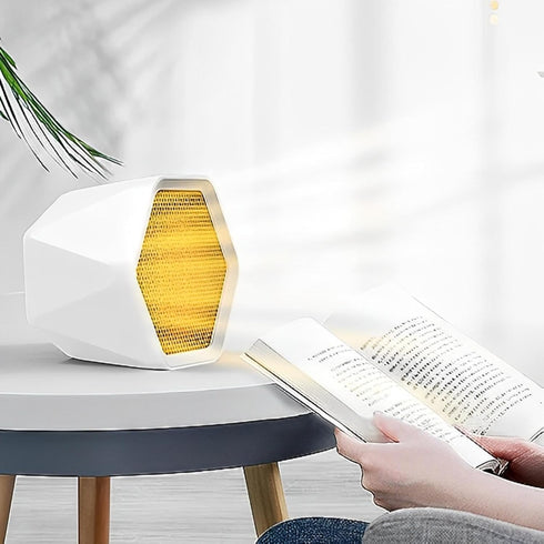 Portable Space Heater Fan - Fast & Reliable Electric Heaters for Indoor Use, Quiet Mini Heater for Office & Home