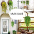 Fake Fern Artificial Hanging Ferns - UV Resistant Faux Greenery Plant for Wall, Wedding Party Decor (2Pcs)