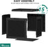 32 YITAHOME Gallon Outdoor Storage Box, Water Resistant Resin Deck Box, Indoor Outdoor Lockable Storage Container