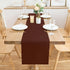 2 Pack 12 60 Inch Chocolate Table Runner x Solid Color Farmhouse Runners Coffee Table Dresser for Daily Party Home