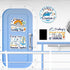Large Cruise Door Decorations Magnetic, Cosmisun 4 PCS Family Themed Cruise Ship Magnets, Funny Sea Navigation Decor