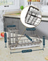Consumest Sponge Holder for Kitchen Sink, Sink Caddy Organizer with Removable Drip Tray for Countertop